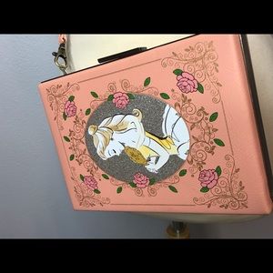 Disney Loungefly Belle book style crossbody